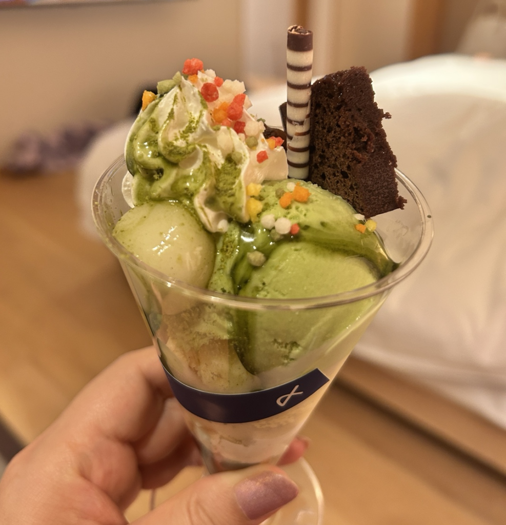 ソラトニワ熱海伊豆山 宿泊者向けの〆パフェ
